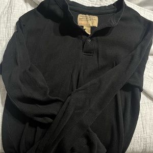 Long sleeve black T-Shirt, size Large